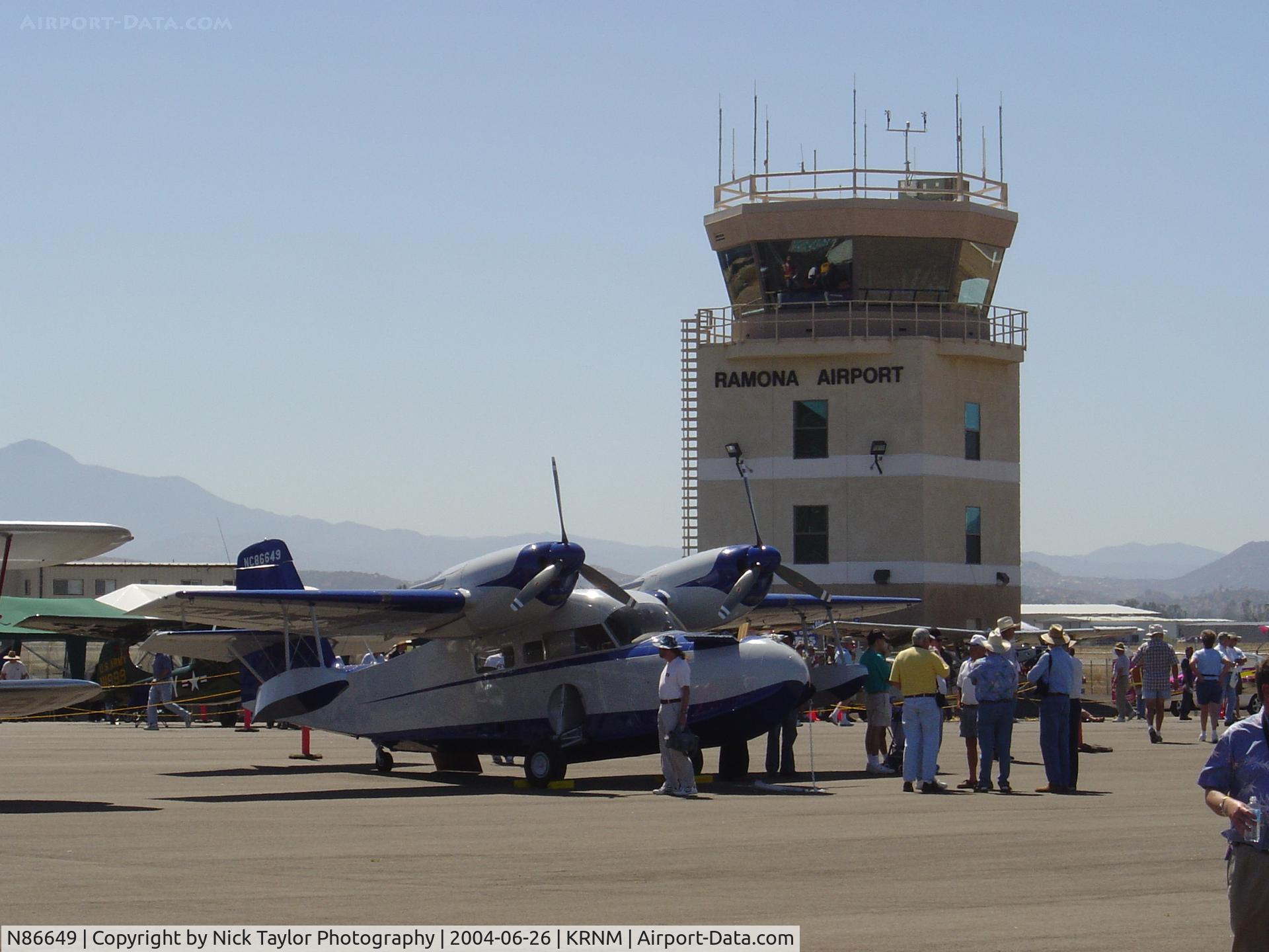 N86649, Grumman G-44A Widgeon C/N 1467, Ramona Air Fair 04'
