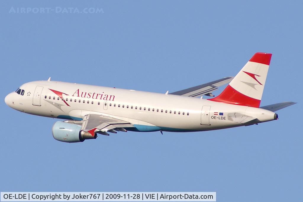 OE-LDE, 2005 Airbus A319-112 C/N 2494, Austrian Airlines Airbus A319-112