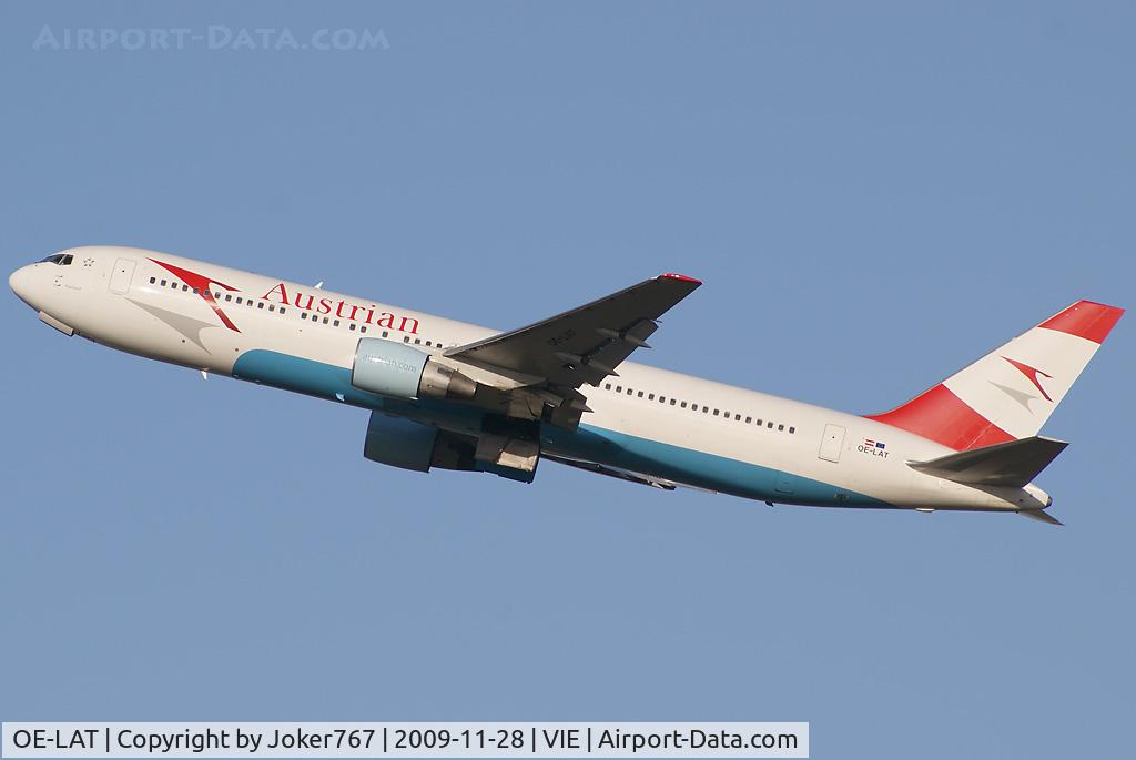 OE-LAT, 1991 Boeing 767-31A C/N 25273, Austrian Airlines Boeing 767-3A1(ER)