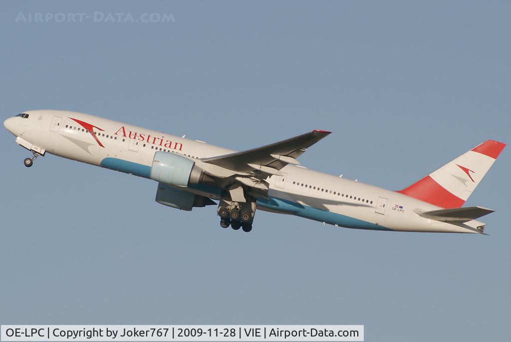 OE-LPC, 2002 Boeing 777-2Z9/ER C/N 29313, Austrian Airlines Boeing 777-2Z9(ER)