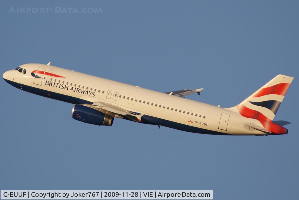 G-EUUF, 2002 Airbus A320-232 C/N 1814, British Airways Airbus A320-232