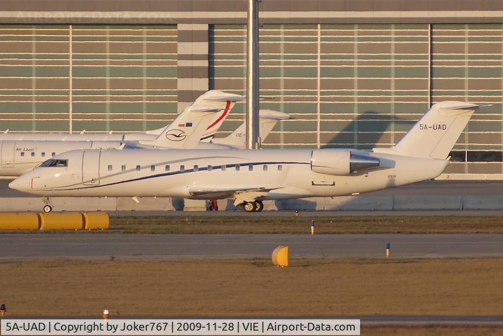 5A-UAD, 2009 Bombardier Challenger 850 (CL-600-2B19) C/N 8087, Private Canadair Regional Jet Challenger 850