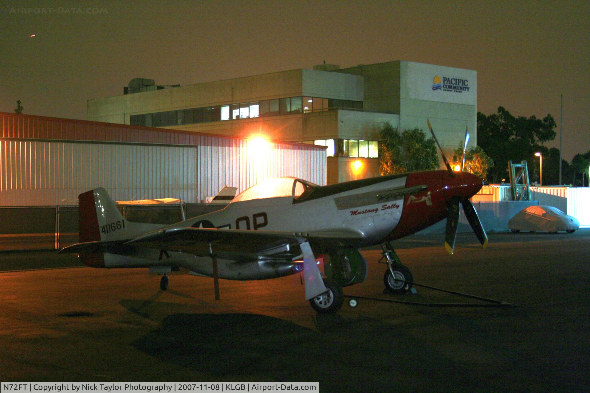 N72FT, 1944 North American P-51D Mustang C/N 44-74494A, Sitting outside for a change