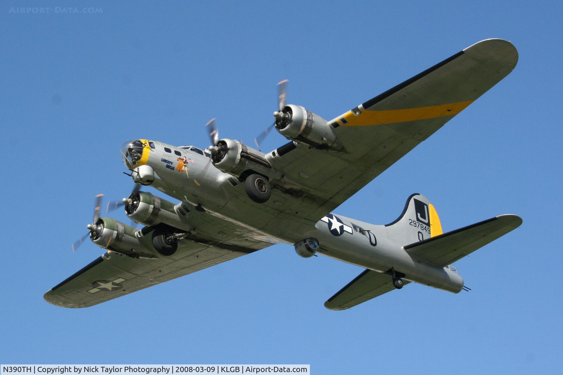 N390TH, 1944 Boeing B-17G Flying Fortress C/N Not found 44-85734, Taking off 25L