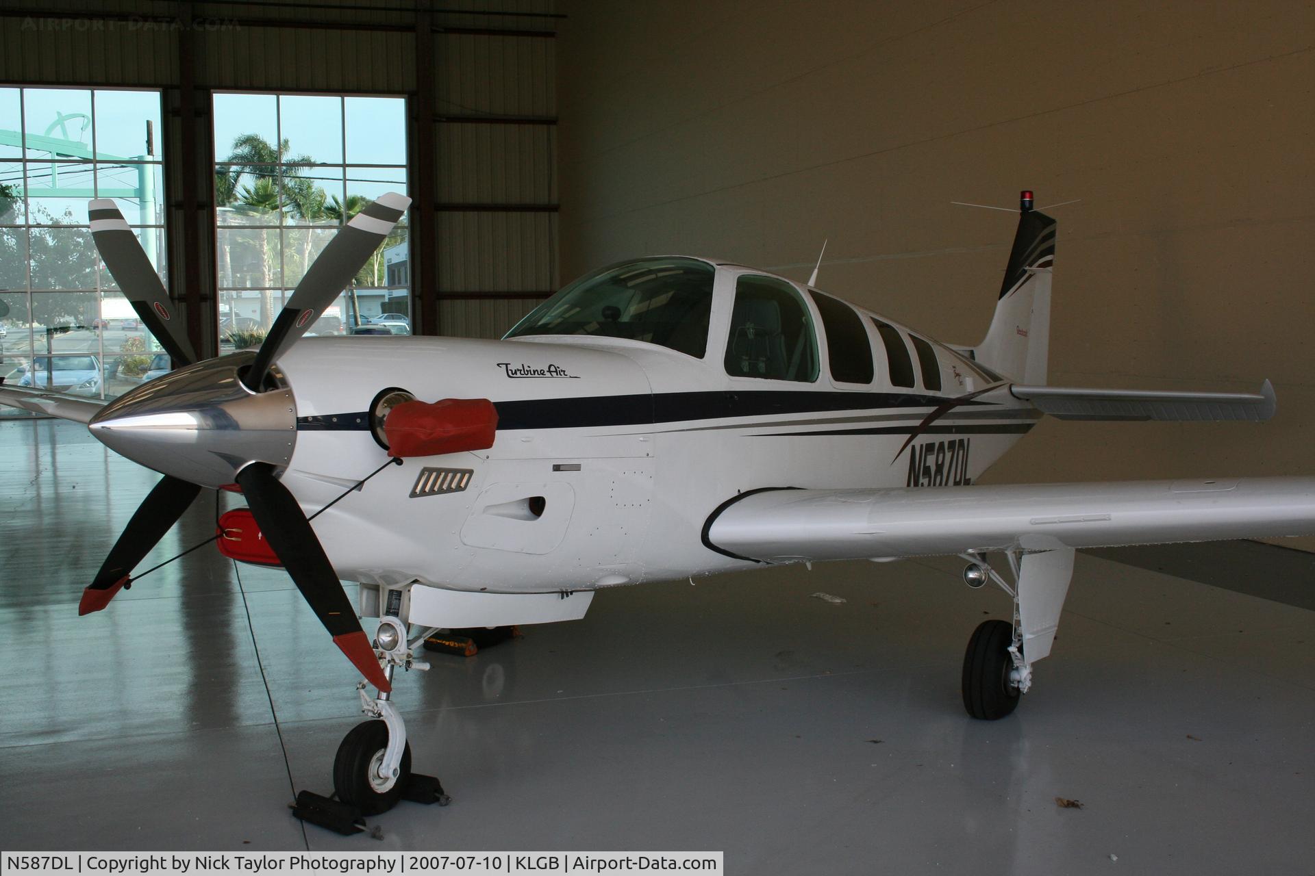 N587DL, 1999 Raytheon Aircraft Company B36TC Bonanza C/N EA-631, Based at the Mercury FBO