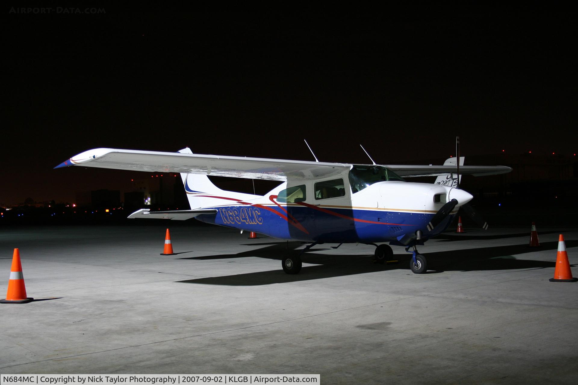 N684MC, Cessna T210M Turbo Centurion C/N 21061604, Overnight at the Mercury FBO ramp