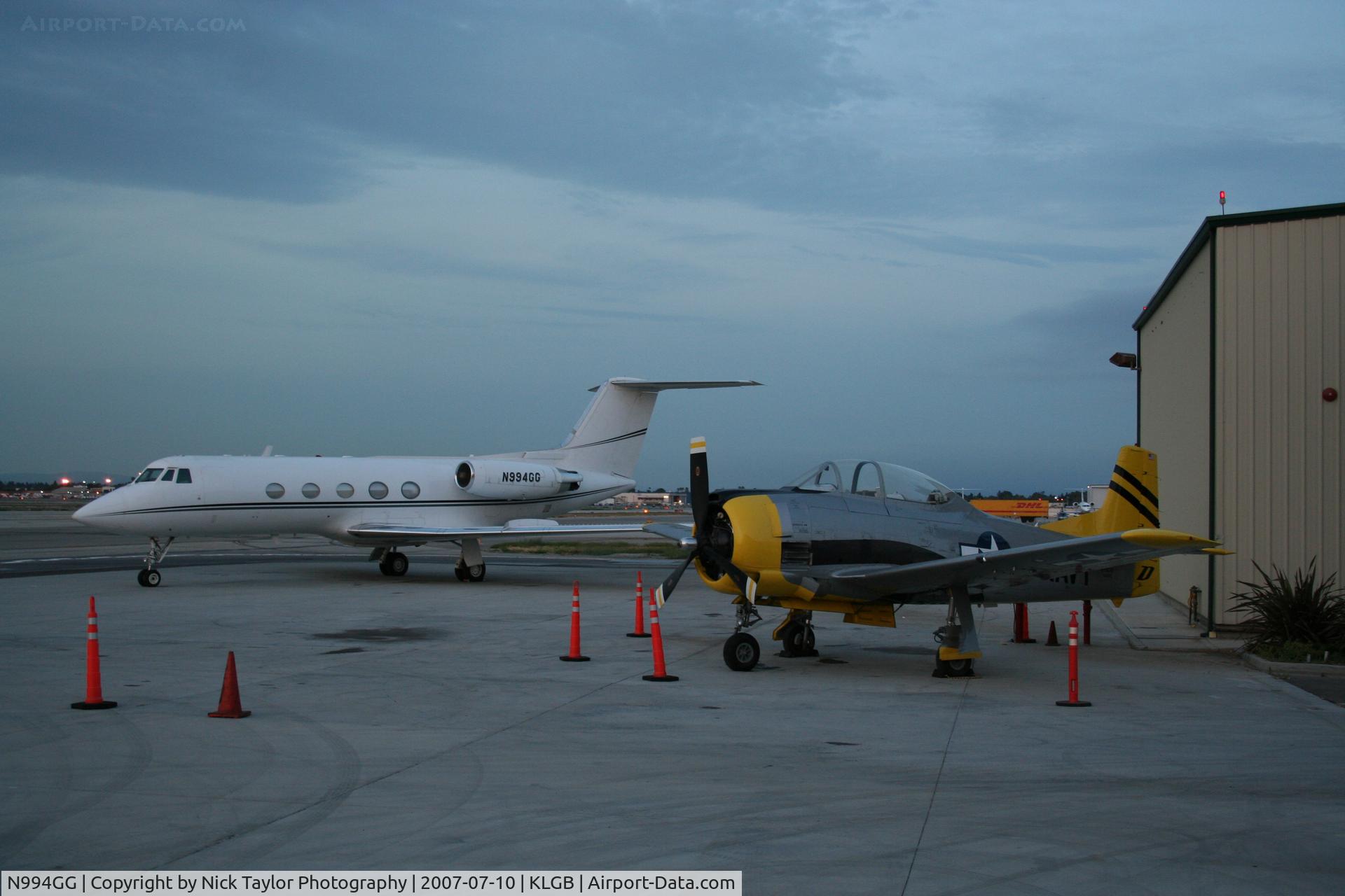 N994GG, 1969 Grumman G-1159 Gulfstream II C/N 77, Tom Dean's G-I with his T-28 NX28FE
