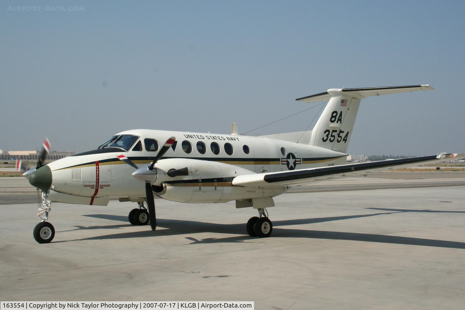 163554, Beech UC-12F Huron C/N BU-02, US Navy Beech UC-12F Huron