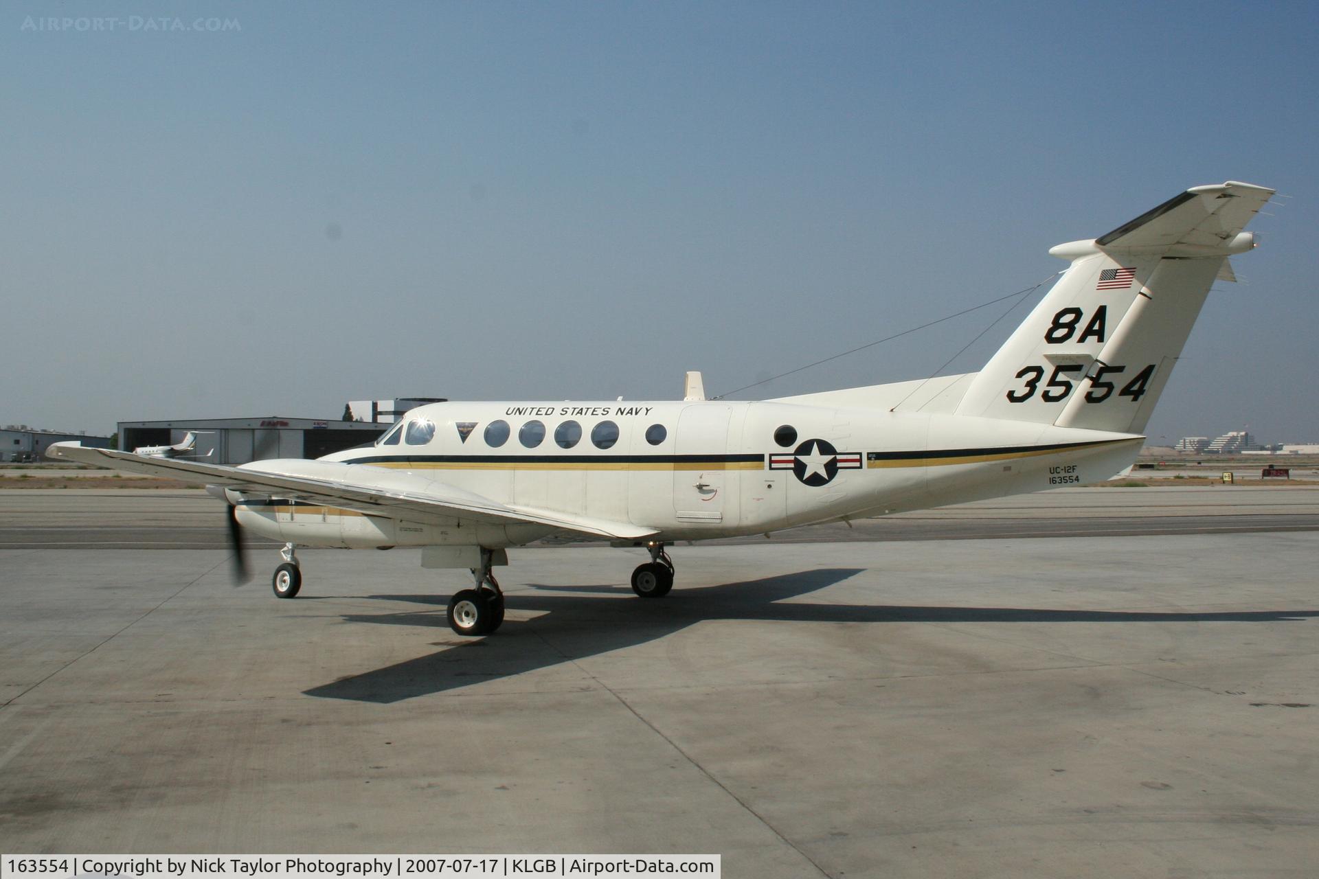 163554, Beech UC-12F Huron C/N BU-02, US Navy Beech UC-12F Huron