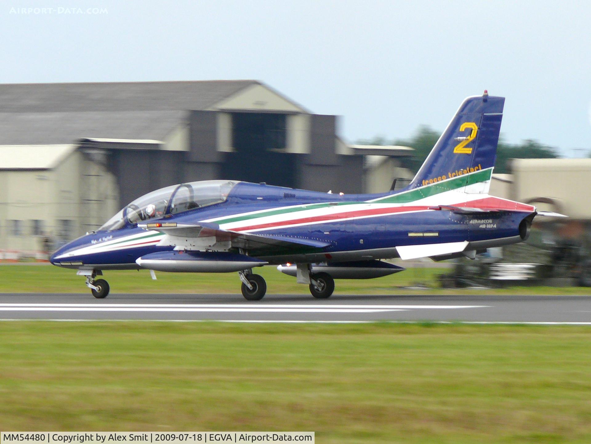 MM54480, Aermacchi MB-339PAN C/N 6675/070/AD009, Aermacchi MB339A/PAN MM54480/2 Italian Air Froce Frecce Tricolori