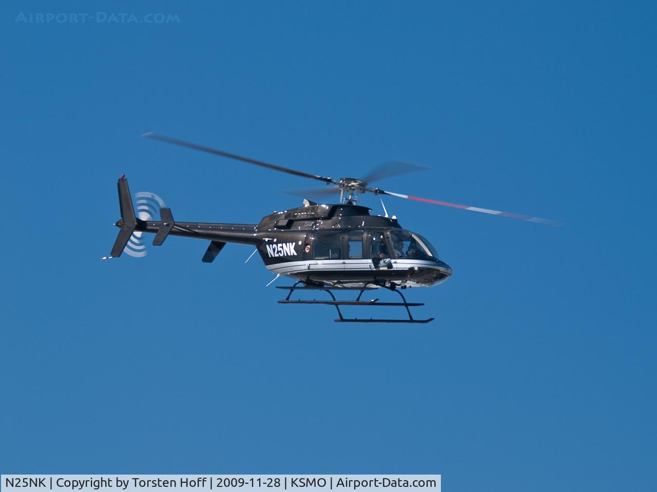 N25NK, 2008 Bell 407 C/N 53885, N25NK departing from RWY 03