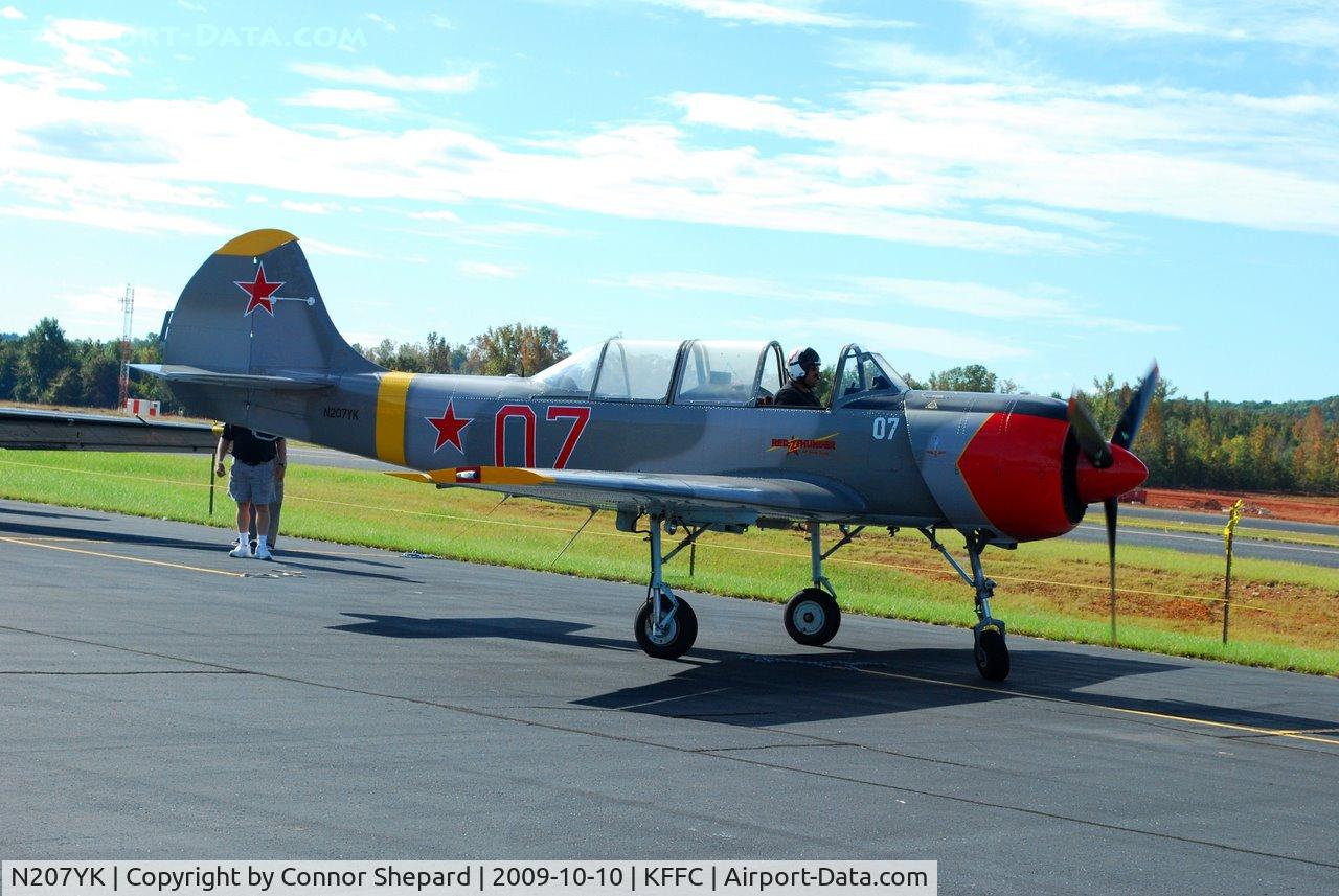 N207YK, 1996 Yakovlev (Aerostar) Yak-52 C/N 9611913, S C Aerostar S A YAK-52