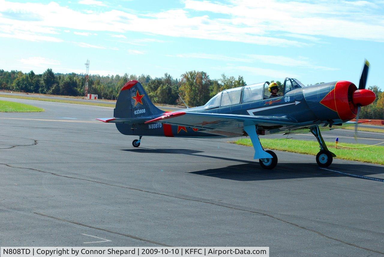 N808TD, Yakovlev (Aerostar) Yak-52 C/N 833808, Aerostar S A YAK-52