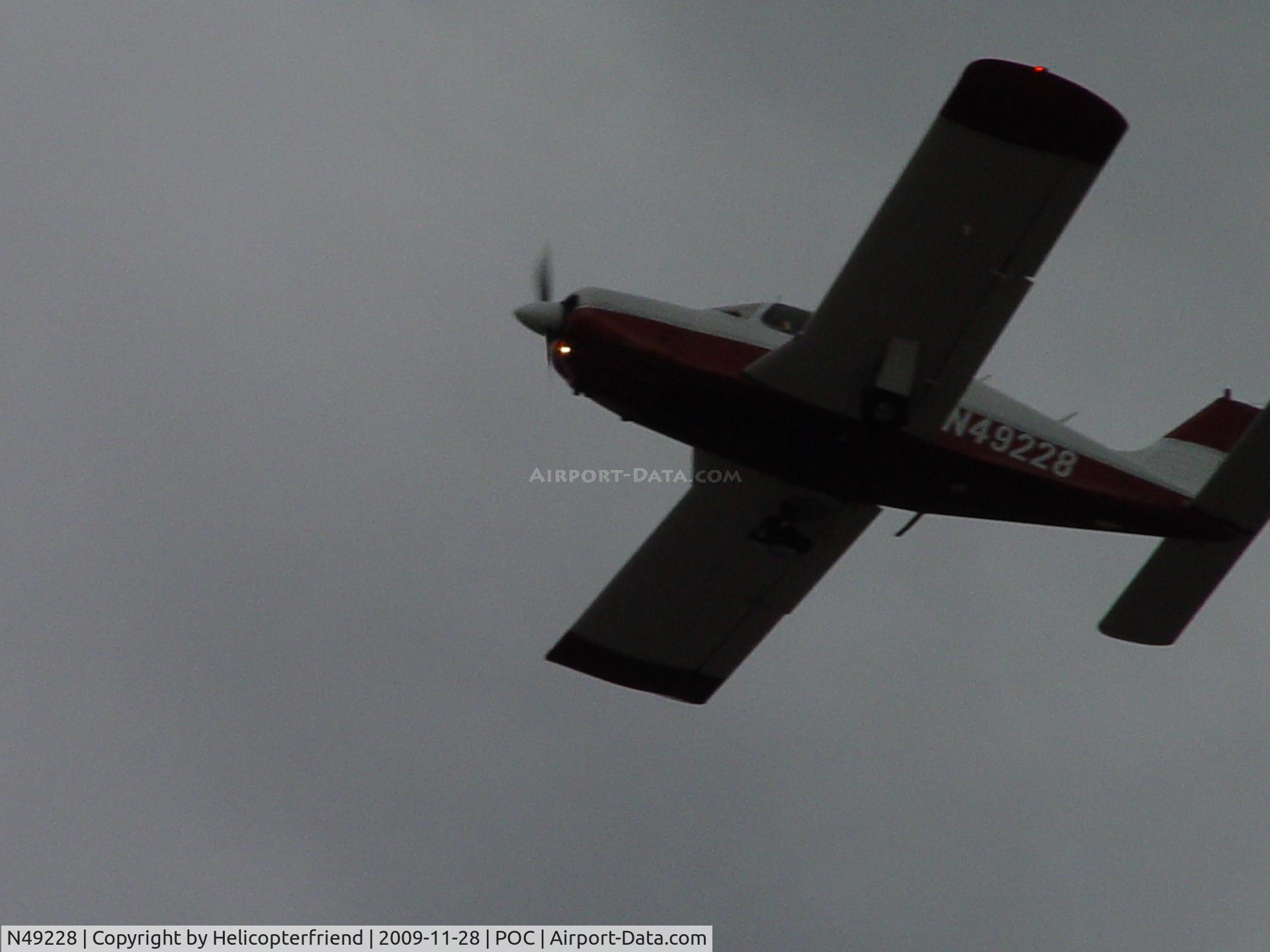 N49228, 1976 Piper PA-28R-200 C/N 28R-7635459, Missed approach in cloudy weather