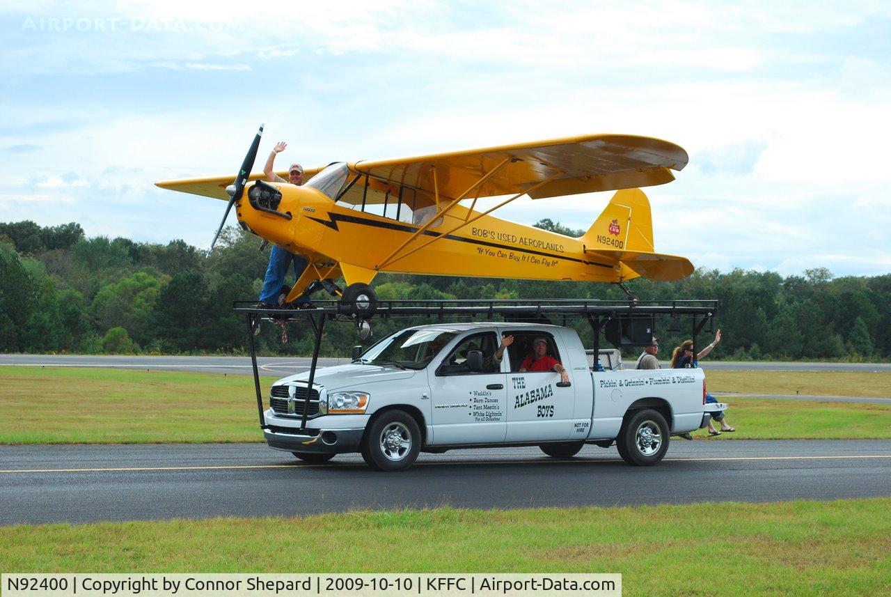 N92400, 1946 Piper J3C-65 Cub Cub C/N 16862, Coming back in