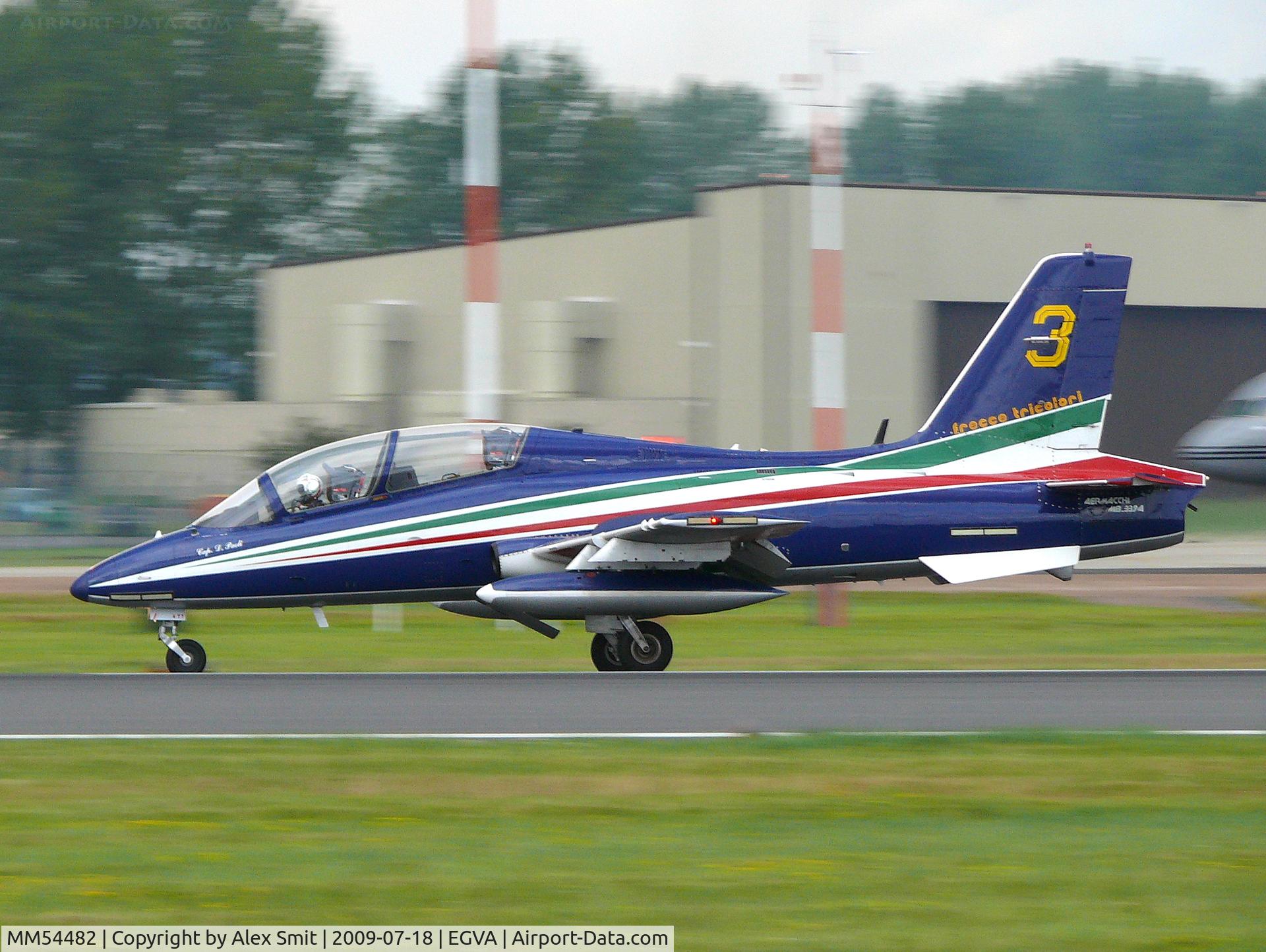 MM54482, Aermacchi MB-339PAN C/N 6677/072/AD011, Aermacchi MB339A/PAN MM54482/3 Italian Air Froce Frecce Tricolori