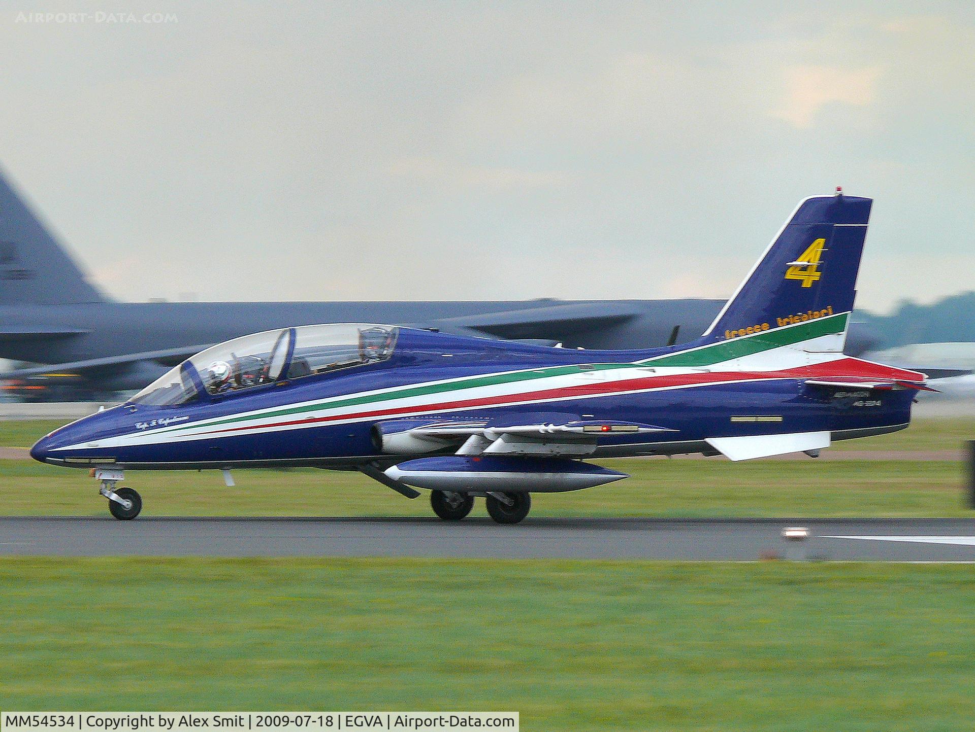 MM54534, Aermacchi MB-339PAN C/N 6741/136/AA068, Aermacchi MB339A/PAN MM54534/4 Italian Air Froce Frecce Tricolori