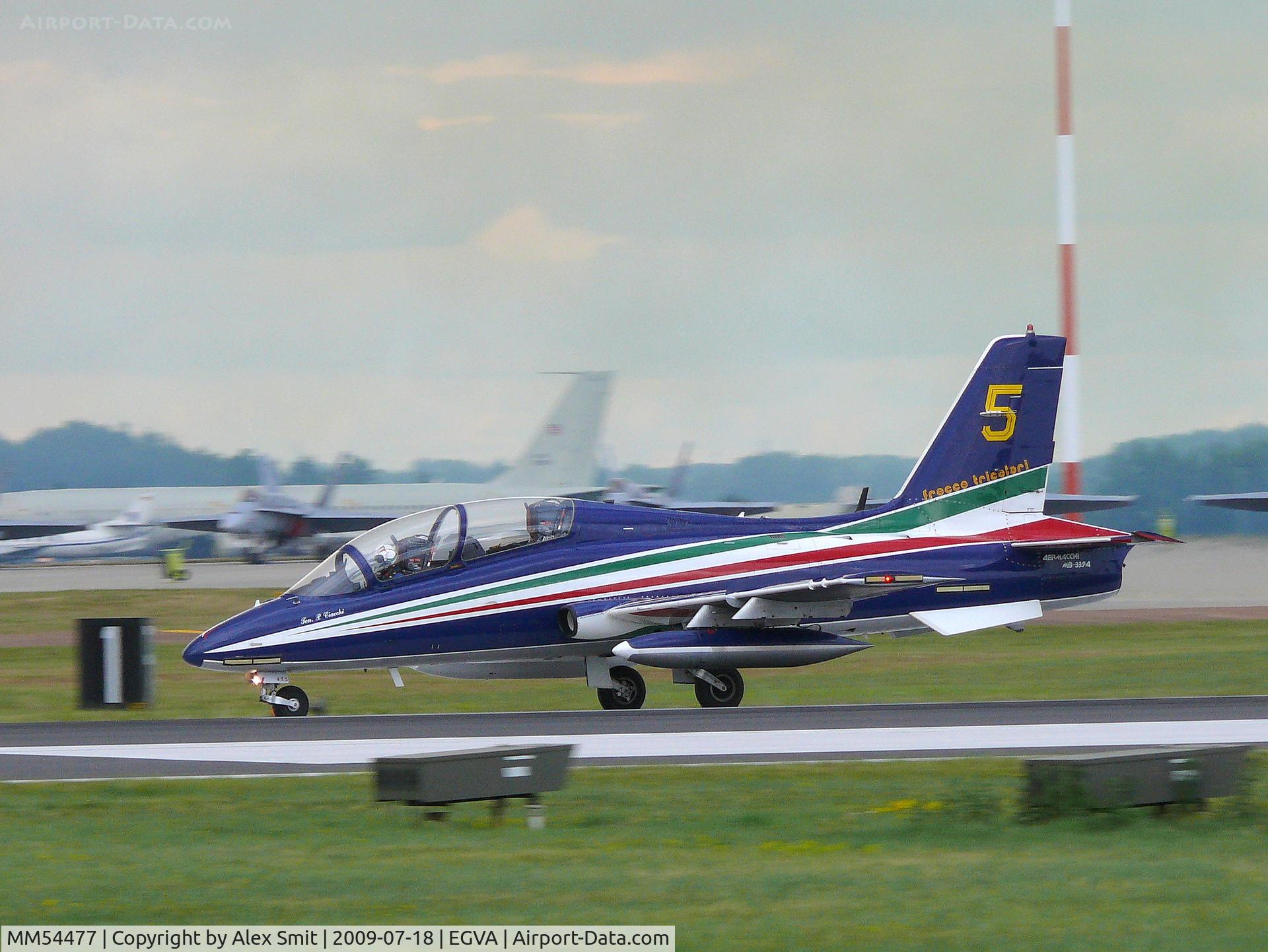 MM54477, Aermacchi MB-339PAN C/N 6672/067/AD006, Aermacchi MB339A/PAN MM54473/5 Italian Air Froce Frecce Tricolori