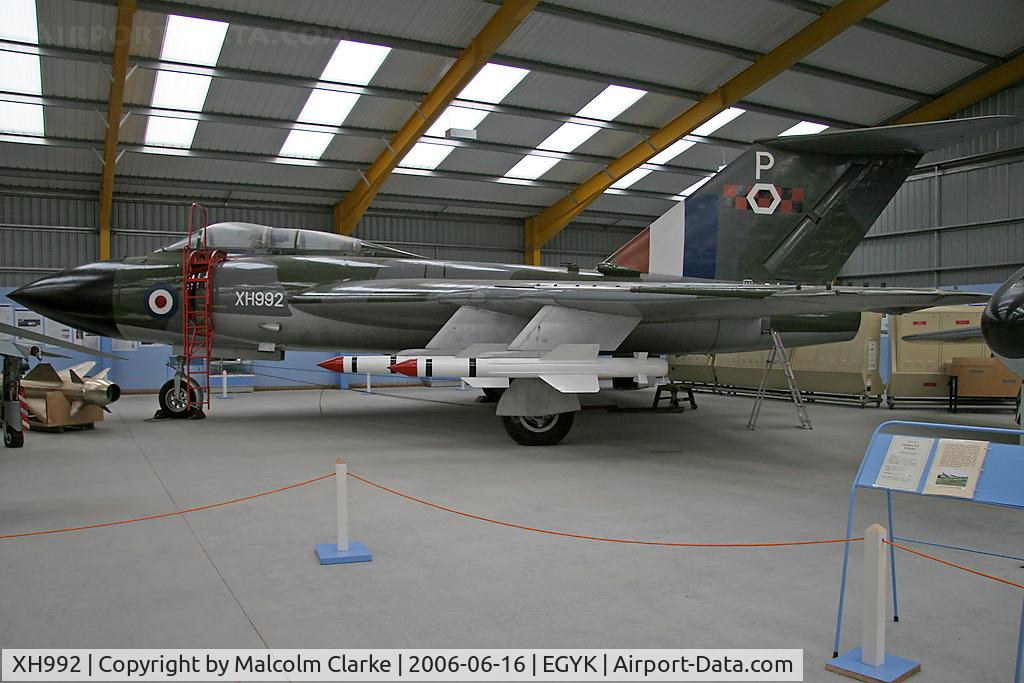 XH992, 1959 Gloster Javelin FAW.8 C/N Not found XH992, Gloster Javelin FAW8 at Newark Air Museum, Winthorpe in 2006.