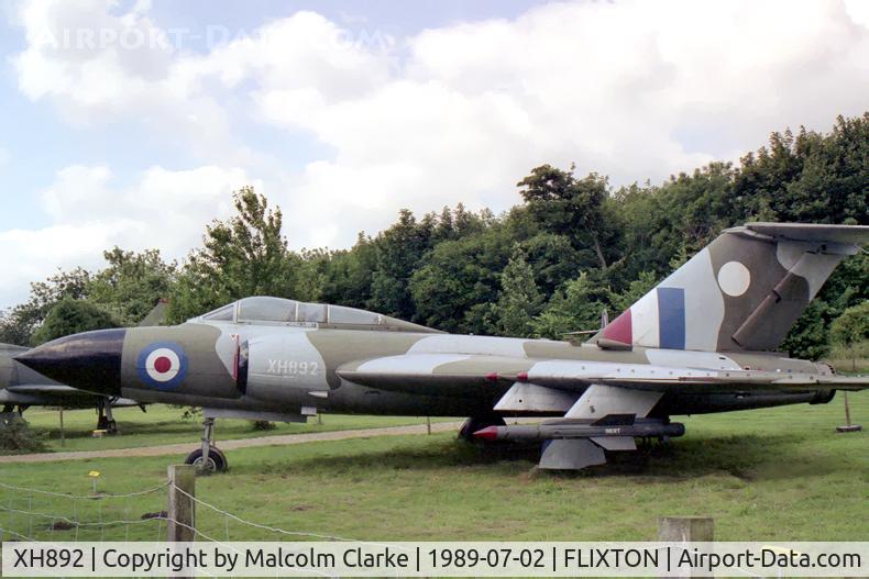 XH892, 1958 Gloster Javelin FAW.9R C/N 11329, 1958 Gloster Javelin FAW9R at The Norfolk & Suffolk Aviation Museum, Flixton, UK..
