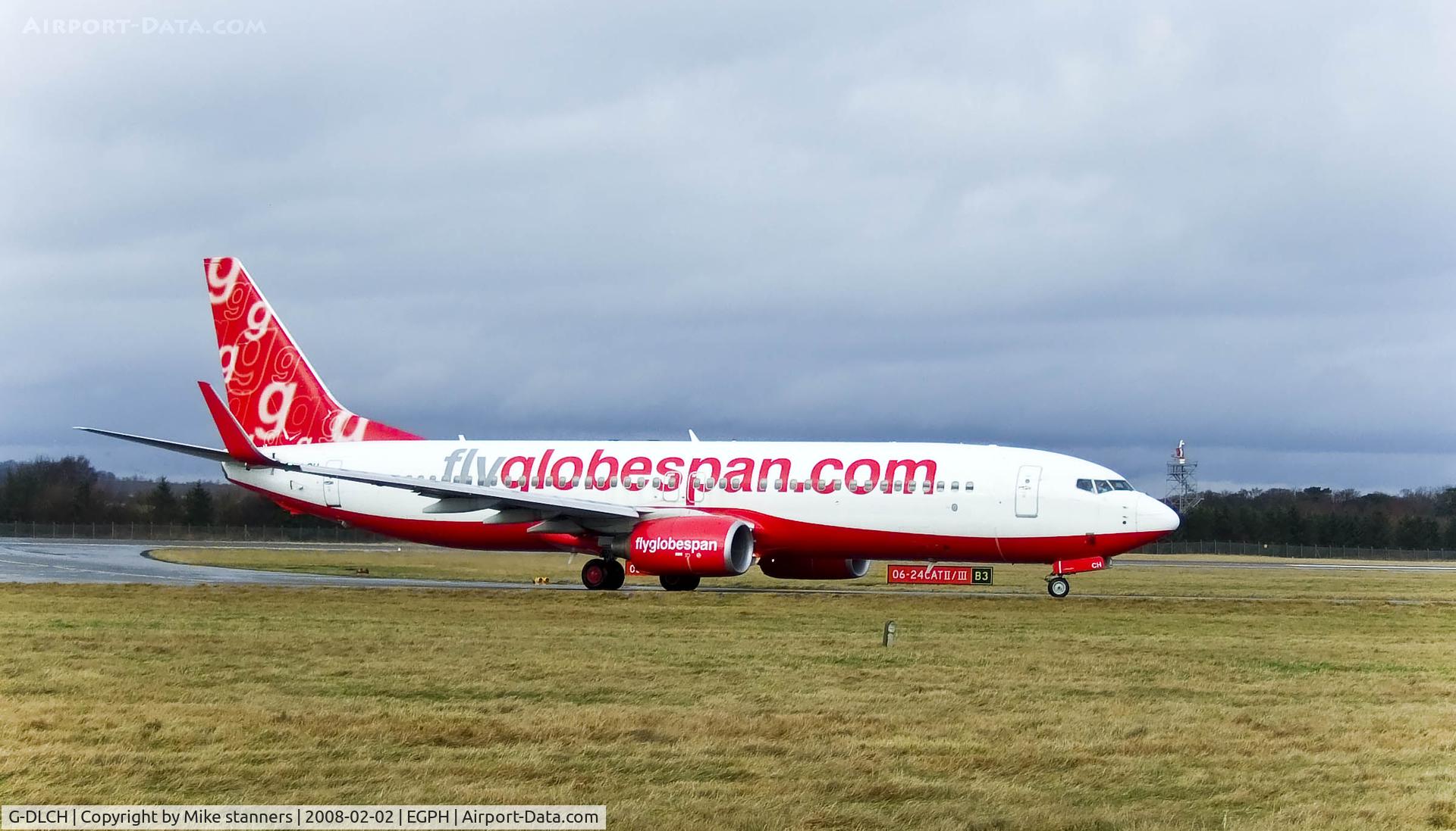 G-DLCH, 2005 Boeing 737-8Q8 C/N 30040, Scottish based airline Globespan at EDI