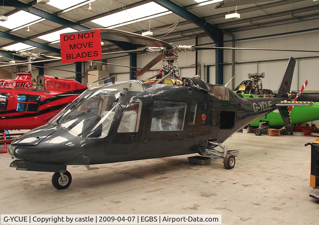 G-YCUE, 1978 Agusta A-109A C/N 7149, Seen here @ Shobdon