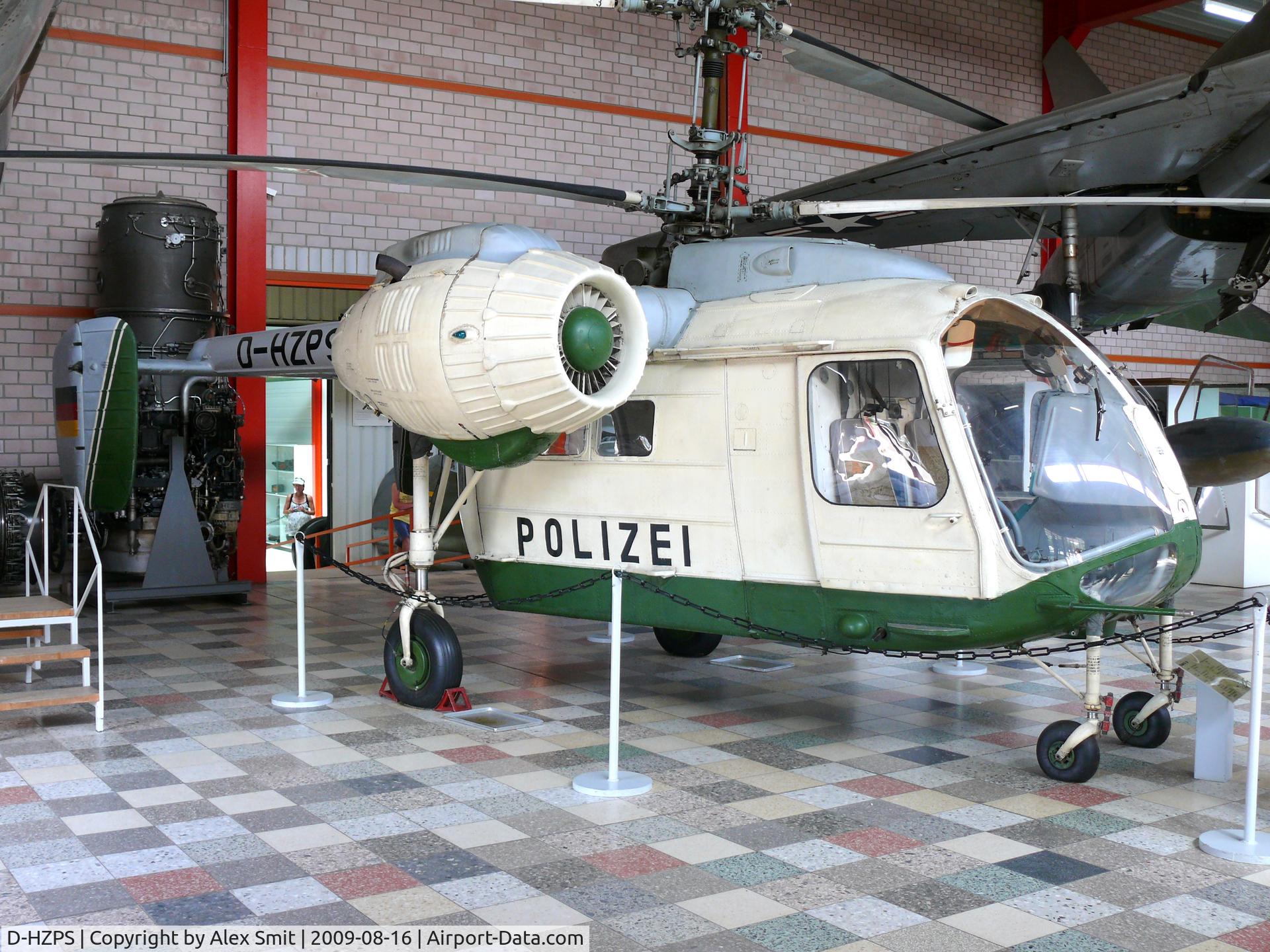D-HZPS, Kamov Ka-26 Hoodlum C/N 7404609, Kamov KA26 Hoodlum D-HZPS Polizei in the Hermerskeil Museum Flugausstellung Junior