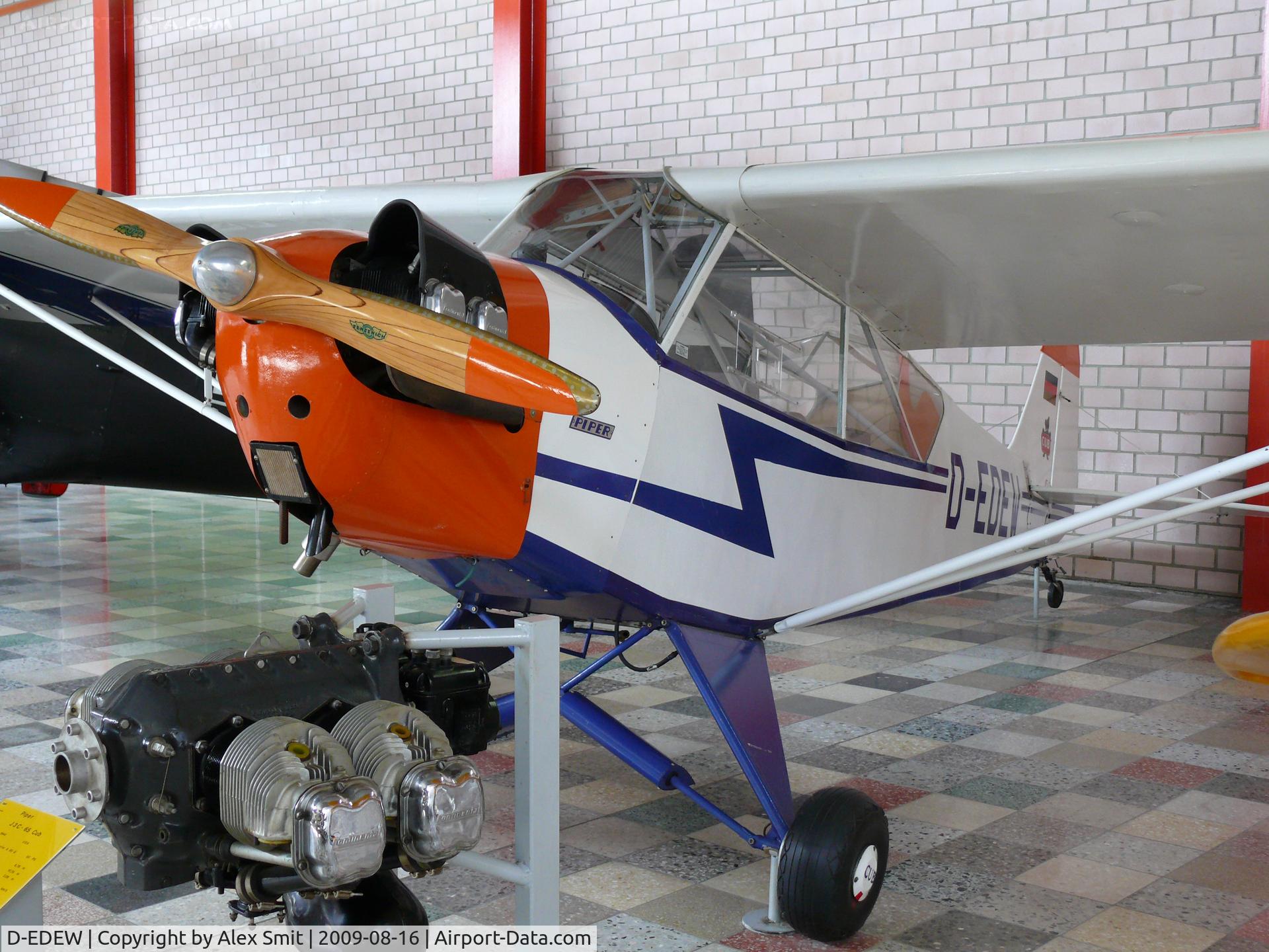 D-EDEW, 1944 Piper L-4J Grasshopper (J3C-65D) C/N 10506, Piper J3C-65 Cub D-EDEW in the Hermerskeil Museum Flugausstellung Junior