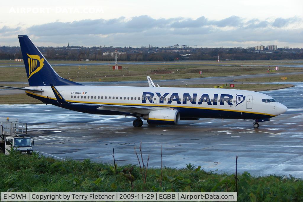 EI-DWH, 2007 Boeing 737-8AS C/N 33637, Ryanair B737 at Birmingham