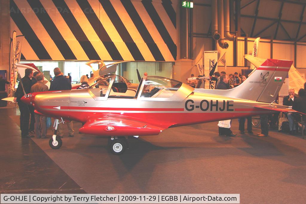 G-OHJE, 2010 Alpi Aviation Pioneer 300 Hawk C/N LAA 330A-14853, Exhibited at the NEC Birmingham (UK) - 2009 ' The Flying Show '
