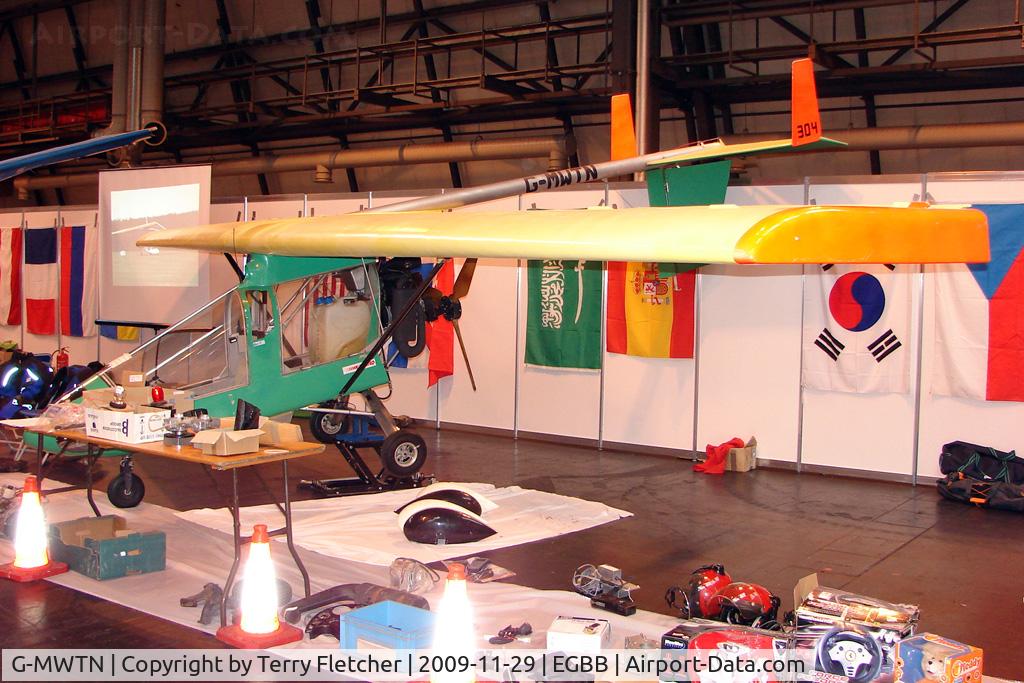 G-MWTN, 1991 CFM Shadow Series CD C/N K153, Exhibited at the NEC Birmingham (UK) - 2009 ' The Flying Show '
