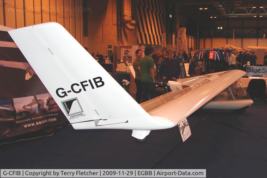 G-CFIB, 2003 Ariane Swift Light Pas C/N 88, Exhibited at the NEC Birmingham (UK) - 2009 ' The Flying Show '