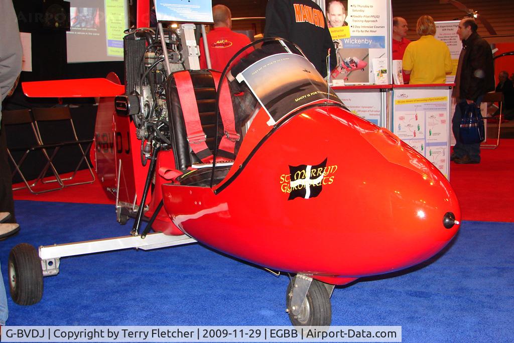 G-BVDJ, 1994 Campbell Cricket Replica C/N PFA G/03-1189, Exhibited at the NEC Birmingham (UK) - 2009 ' The Flying Show '