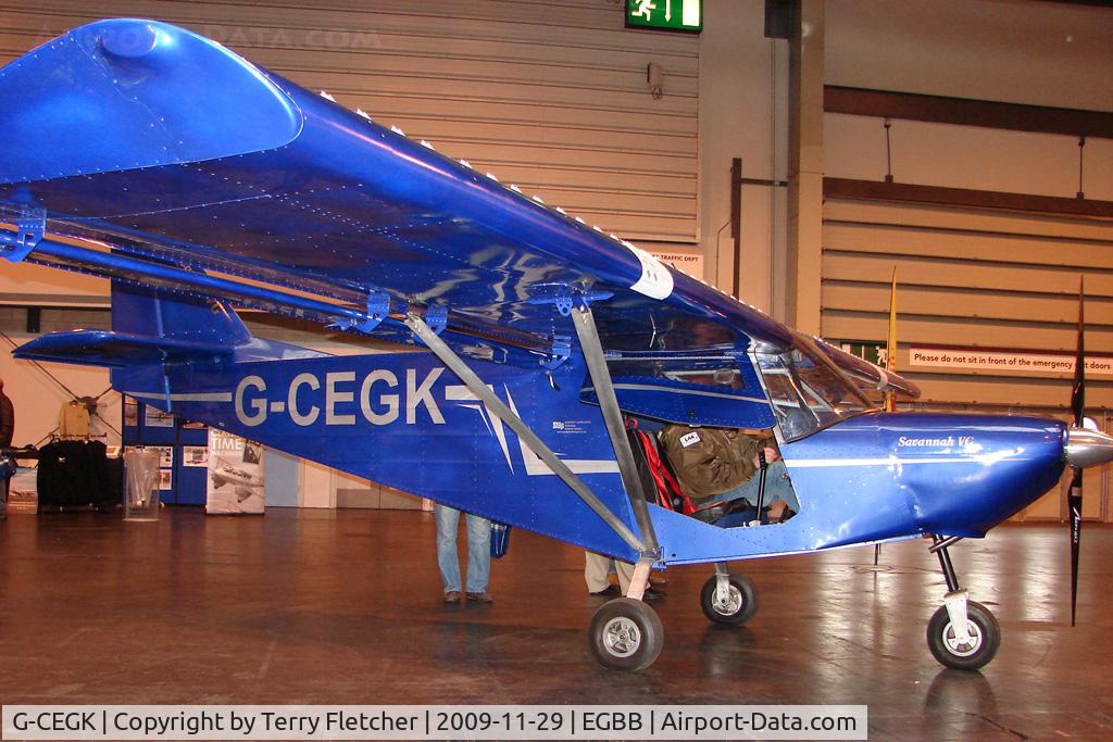 G-CEGK, 2006 ICP MXP-740 Savannah Jabiru(1) C/N BMAA/HB/515, Exhibited at the NEC Birmingham (UK) - 2009 ' The Flying Show '