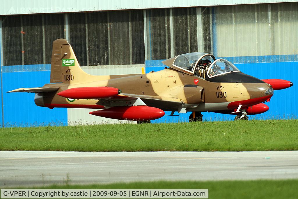 G-VPER, 1976 BAC 167 Strikemaster Mk.80A C/N EEP/JP/4096, seen here @ Hawarden