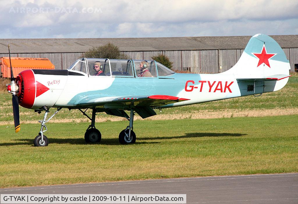 G-TYAK, 1989 Bacau Yak-52 C/N 899907, seen here @ Breighton