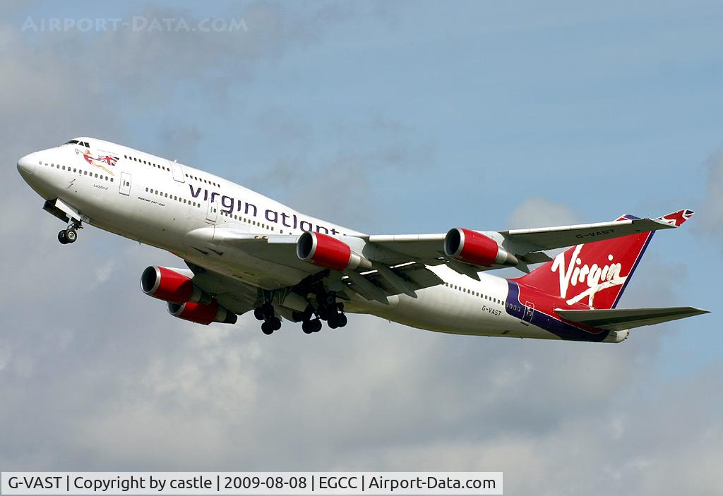 G-VAST, 1997 Boeing 747-41R C/N 28757, seen here @ Manchester