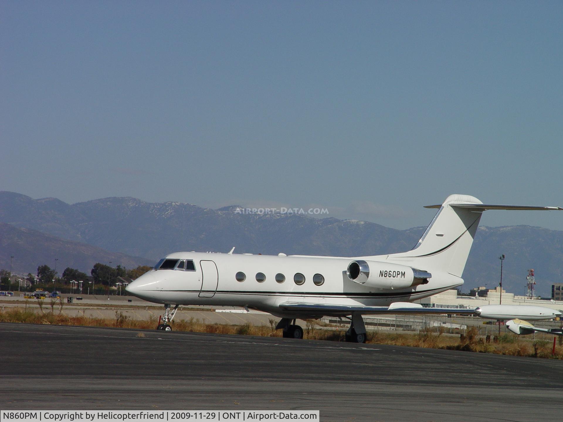 N860PM, 1978 Grumman G-1159 Gulfstream II C/N 224, Parked at Ontario