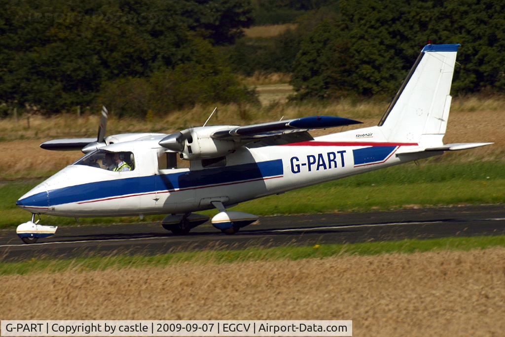 G-PART, 1977 Partenavia P-68B Victor C/N 62, seen here @ Sleap