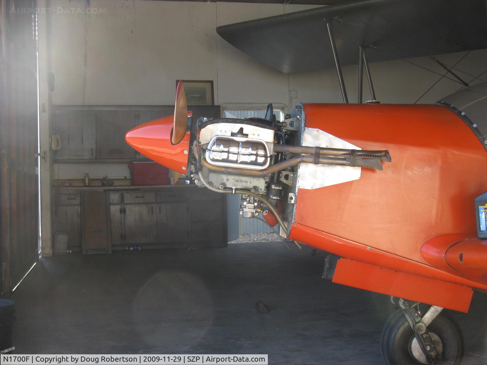 N1700F, 1967 Sportavia-Putzer Fournier RF-4D C/N 4054, 1967 Sportavia-Putzer FOURNIER R.F.4.D motor-glider, Rectimo (VW) 4AR 1200 modified to 1,400 c.c. 40 Hp engine uncowled