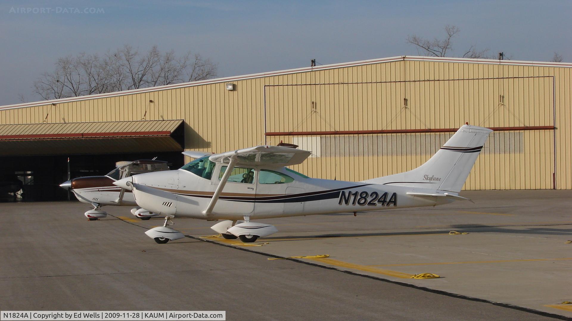N1824A, 1970 Cessna 182N Skylane C/N 18260221, On the ramp at AUM