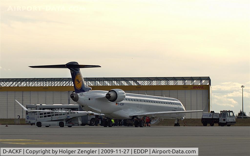 D-ACKF, 2006 Bombardier CRJ-900LR (CL-600-2D24) C/N 15083, Dispatching at an unusual place