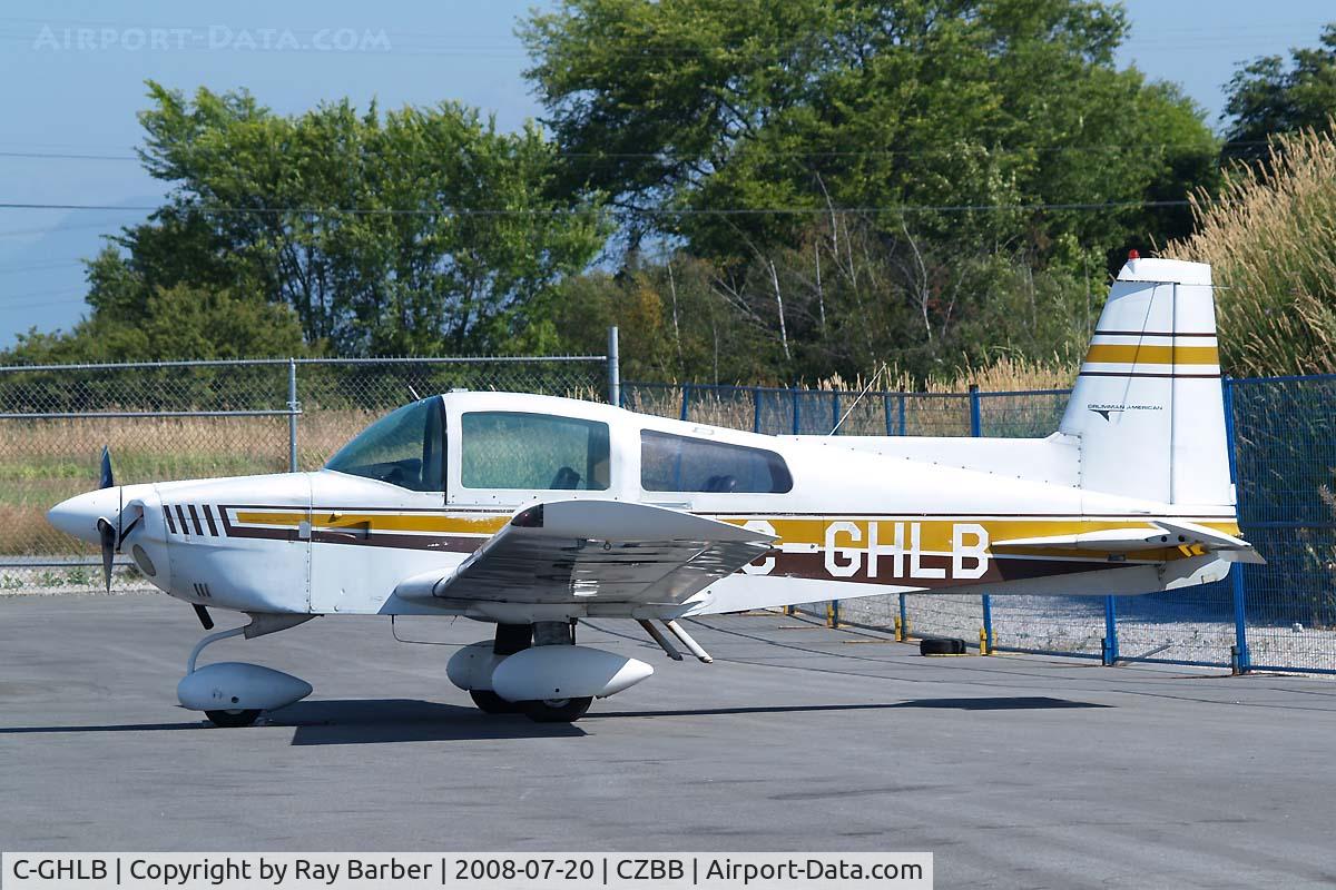 C-GHLB, 1974 American Aviation AA-5 Traveler C/N AA5-0668, Seen here at Boundary Bay.