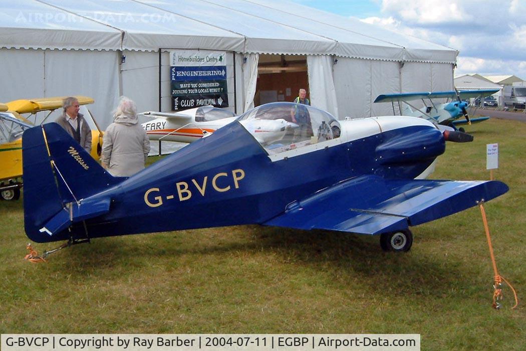 G-BVCP, 1999 Piper Cwr Metisse C/N PFA 253-12512, Tipsy Piper CP.1 Metisse [PFA 253-12512] Kemble~G 11/07/2004. Seen at the PFA Fly in 2004 Kemble UK.