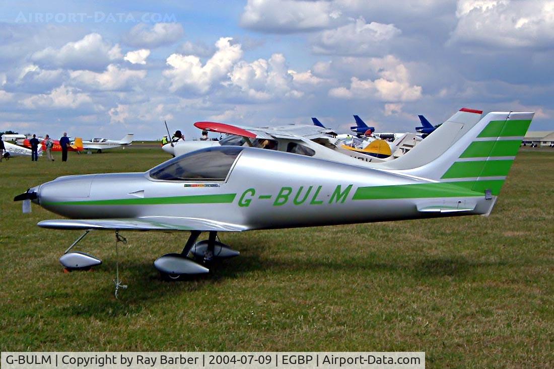 G-BULM, 1994 Aero Designs Pulsar C/N PFA 202-12010, Seen at the PFA Fly in 2004 Kemble UK. Since cancelled as destroyed 18-04-07.