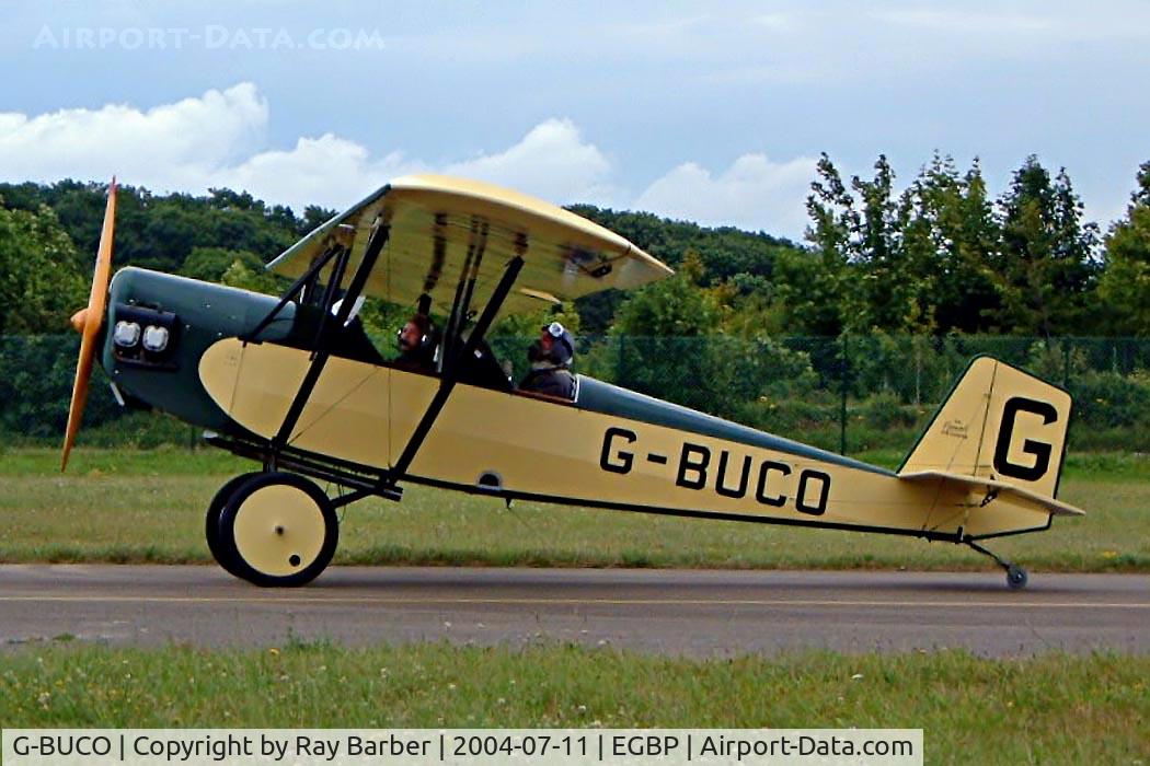 G-BUCO, 1992 Pietenpol Air Camper C/N PFA 047-11829, Pietenpol Air Camper [PFA 047-11829] Kemble~G 11/07/2004. Seen at the PFA Fly in 2004 Kemble UK.