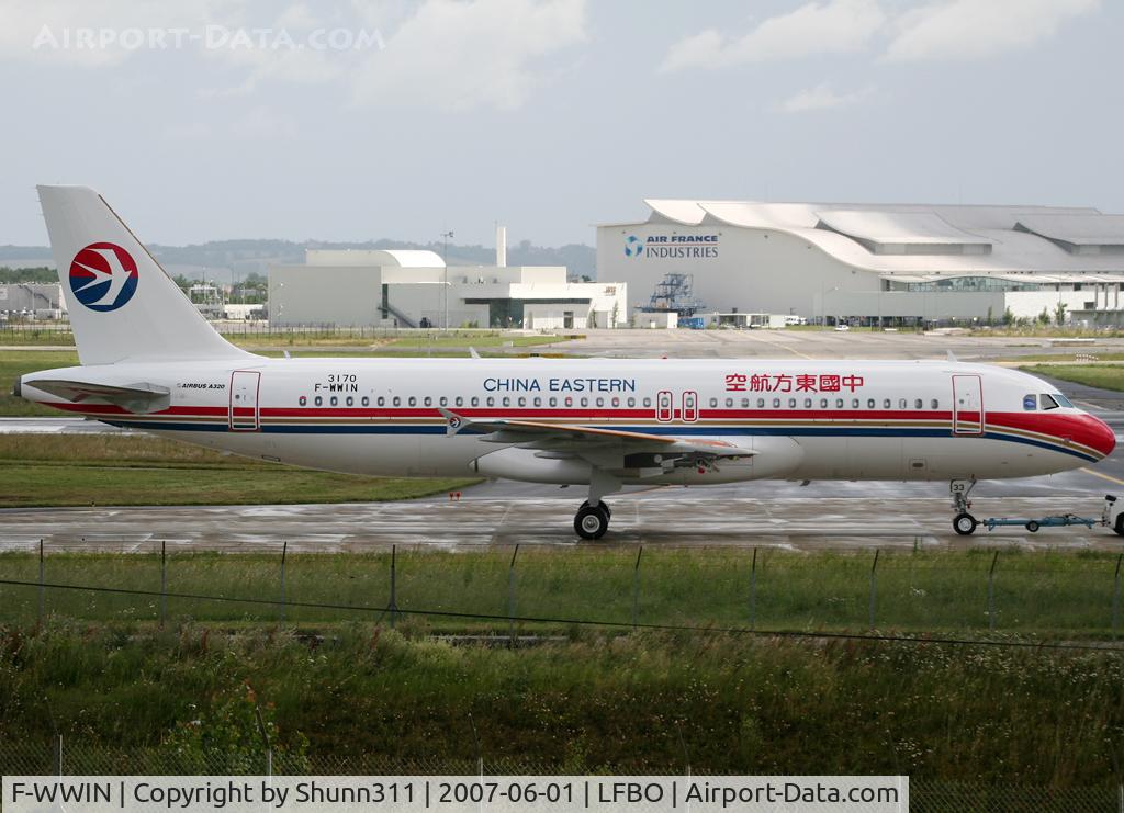 F-WWIN, 2007 Airbus A320-214 C/N 3170, C/n 3170 - To be B-6333