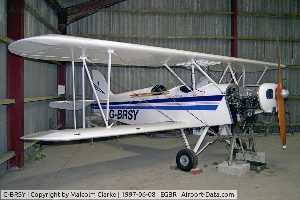 G-BRSY, 1978 Hatz CB-1 C/N 6, Hatz CB-1 at Breighton Airfield, UK.
