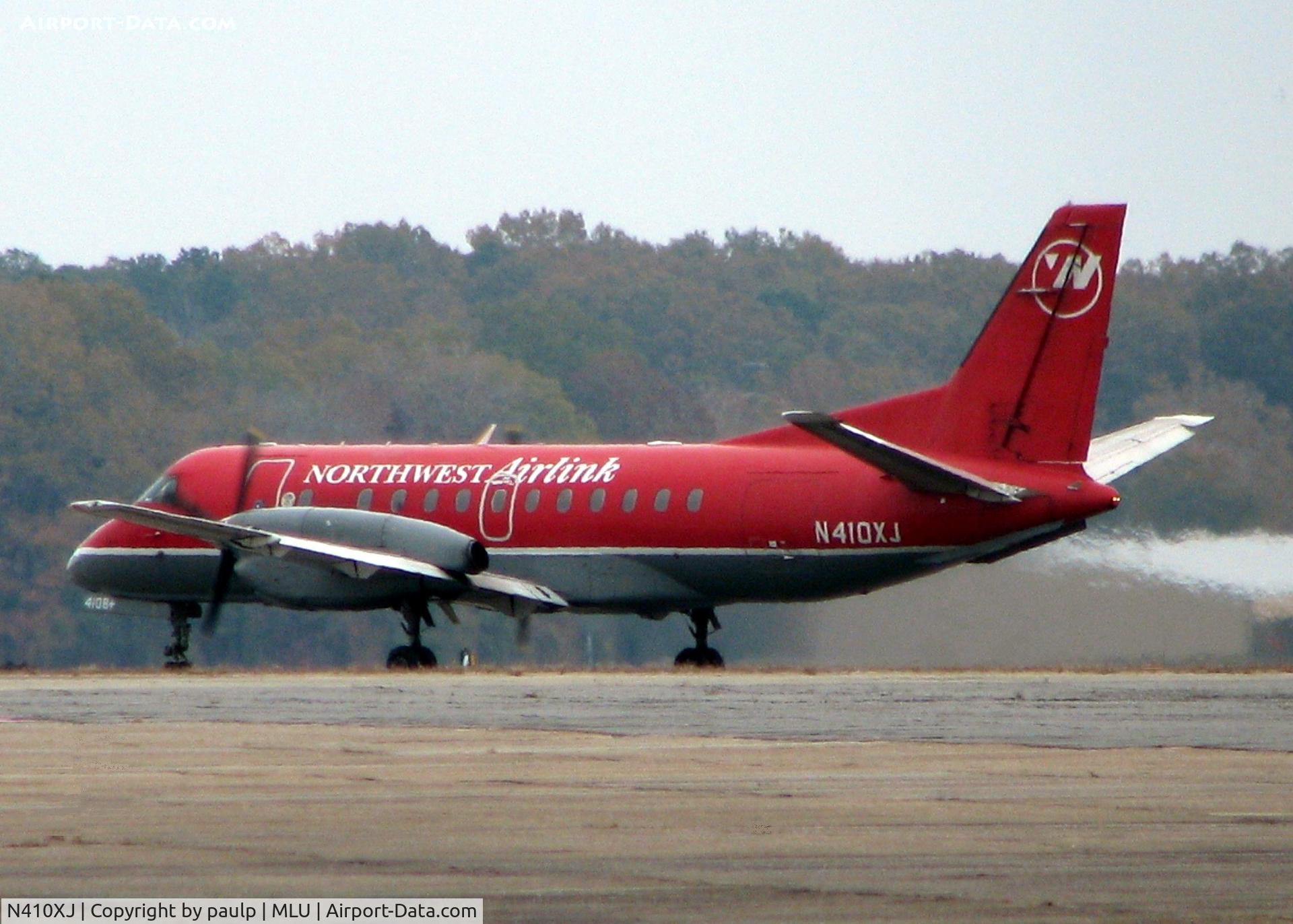 N410XJ, 1997 Saab 340B C/N 340B-410, At Monroe Regional.