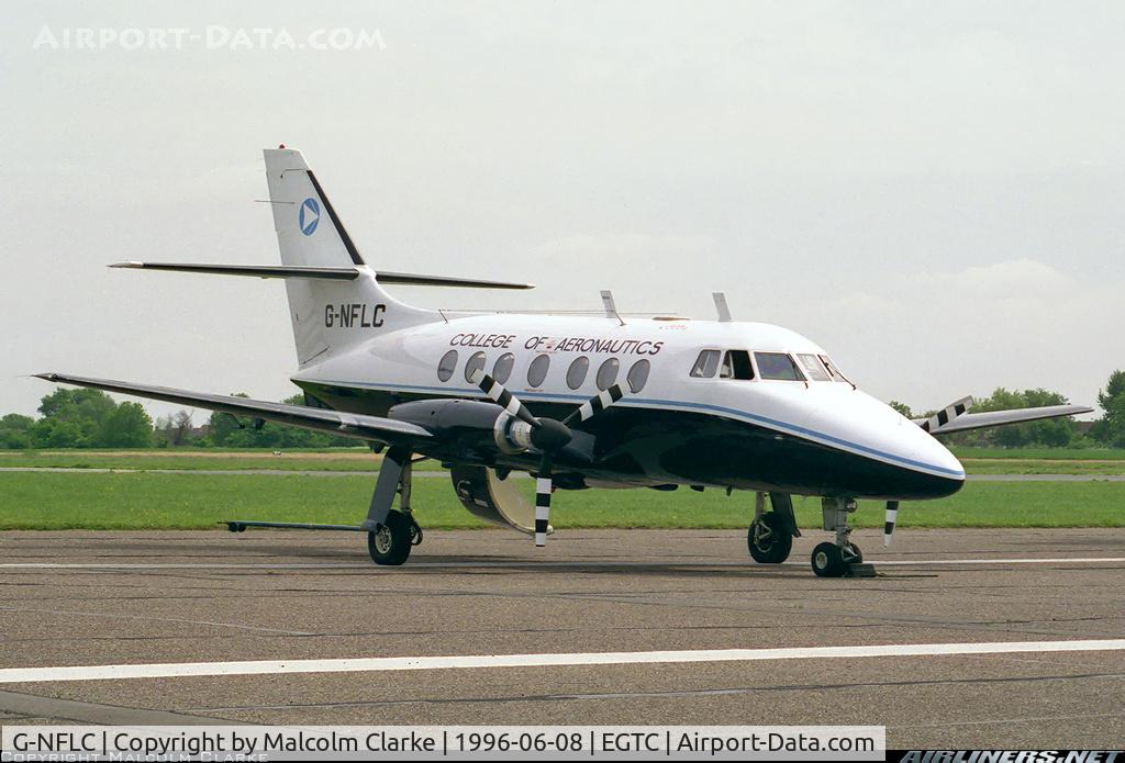 G-NFLC, 1969 Handley Page HP137 Jetstream 1 C/N 222, Handley Page HP-137 Jetstream 1. At Cranfield's celebration of the 50th anniversary of the College of Aeronautics in 1996.